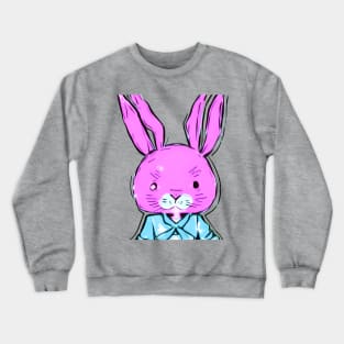 Jitters the Hyper Anime Easter Bunny (MD23ETR031) Crewneck Sweatshirt